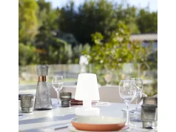 Lumisky Iluminación Exterior-Lámpara de mesa inalámbrica H22CM LADY MINI Blanco