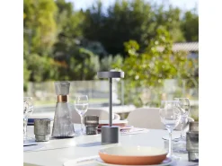Lumisky Iluminación Exterior-Lámpara de mesa inalámbrica H30CM ROBY Gris antracita
