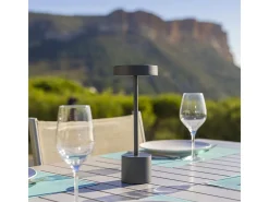 Lumisky Iluminación Exterior-Lámpara de mesa inalámbrica H30CM ROBY Gris antracita
