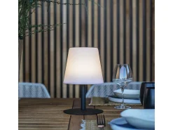 Lumisky Iluminación Exterior-Lámpara de mesa inalámbrica H25CM STANDY MINI Negro