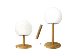 Best Lumisky Lámpara de mesa inalámbrica H28CM LUNY Color natural claro