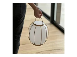 Lumisky Iluminación Exterior-Lámpara de mesa inalámbrica H27cm TULUM Blanco