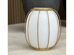 Lumisky Iluminación Exterior-Lámpara de mesa inalámbrica H27cm TULUM Blanco