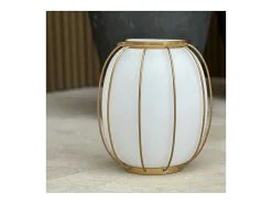 Lumisky Iluminación Exterior-Lámpara de mesa inalámbrica H27cm TULUM Blanco