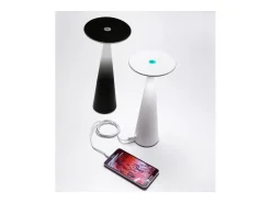 Lámpara de mesa LED Dama Bianca con entrada USB y función powerbank Blanco Online