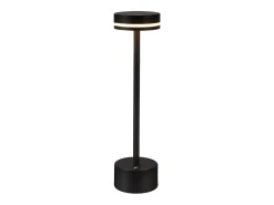 Hot NETTLIFE Lámpara de mesa LED inalámbrica , regulable de 3000k a 6500k, con puerto USB-C, táctil, color Negro