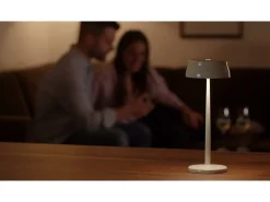 Lámpara de mesa LED inteligente Zafferano Sister Light Mini Wi-Fi recargable regulable 2200/2700/3000/4000K 3,2 W 17 cm Marfil Discount