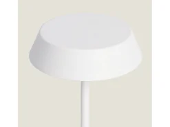 Ledkia Lámpara de Mesa LED Metal Inalámbrica para Exterior Ula Blanco