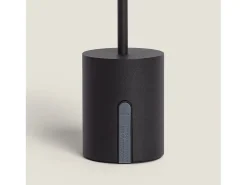 Ledkia Iluminación Exterior-Lámpara de Mesa LED Metal Inalámbrica para Exterior Ula Negro