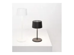 Clearance Lámpara de mesa LED mini Zafferano Olivia Pro, oro , recargable y regulable - 2200-2700-3000K, 9 horas a máxima potencia Amarillo