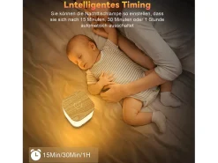 NETTLIFE Lámpara de mesa LED batería de 1800 mAh táctil regulable 3000-6500K recargable por USB con 3 temperaturas de color y función de temporización Dorado