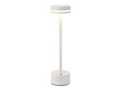 Sale NETTLIFE Lámpara de mesa LED , a pilas, inalámbrica, regulable, recargable por USB-C, control táctil, para dormitorio y comedor (blanca, paquete de 2) Blanco