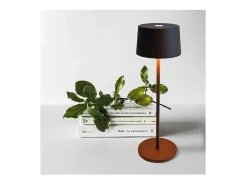 Lámpara De Mesa-Lámpara de mesa LED Olivia Pro Copper Leaf recargable y regulable Naranja