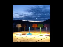 Lámpara de mesa LED Olivia Pro mini recargable y regulable en color Naranja Best