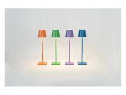 Lámpara de mesa LED Poldina Pro Micro Red recargable y regulable con batería de hasta 12 horas Rojo Outlet