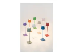 Lámpara de mesa LED Poldina Pro Micro Sand recargable y regulable con batería de hasta 12 horas Topo New