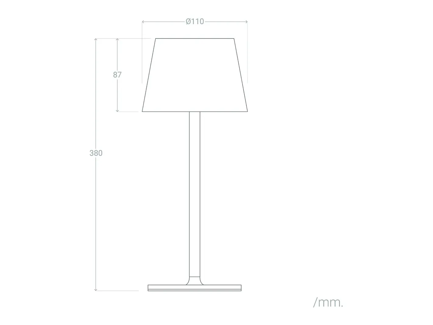 Ledkia Lámpara de Mesa LED Portátil de Metal con Batería USB Recargable Anisa Kids Naranja New