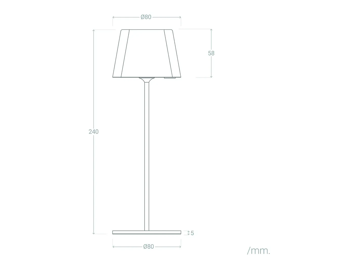 Sale Ledkia Lámpara de Mesa LED Portátil para Exterior Aluminio con Batería Recargable Willy Blanco