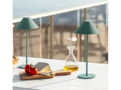 Ledkia Lámpara de Mesa LED Portátil para Exterior con Batería USB Recargable Kivuli Celadón Verde Online