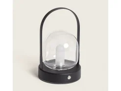 Outlet Ledkia Lámpara de Mesa LED Portátil con Batería USB Recargable Olena Negro
