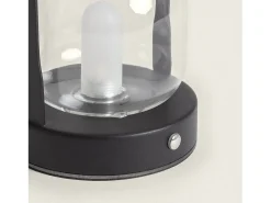 Outlet Ledkia Lámpara de Mesa LED Portátil con Batería USB Recargable Olena Negro