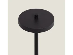 Sale Ledkia Lámpara de Mesa LED Portátil para Exterior Metal con Batería Recargable Jawania Negro