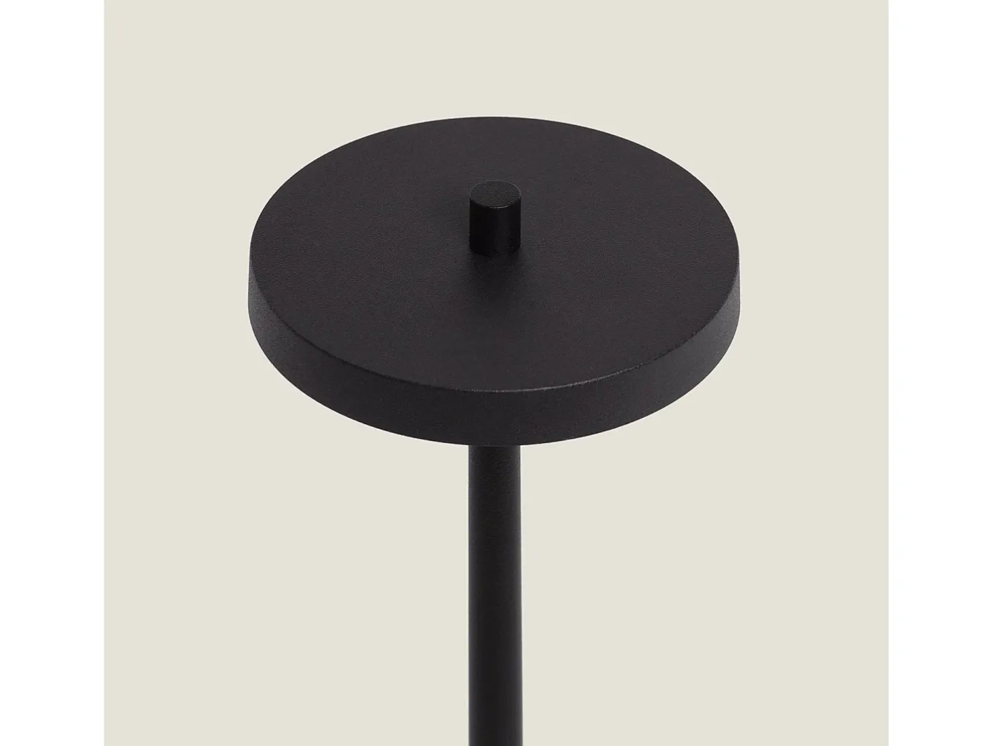 Sale Ledkia Lámpara de Mesa LED Portátil para Exterior Metal con Batería Recargable Jawania Negro