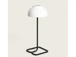 Sale Ledkia Lámpara de Mesa LED Portátil para Exterior con Batería USB Recargable Carlo / Negro Blanco