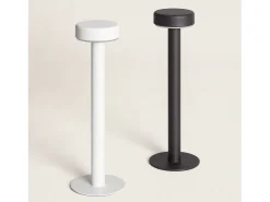 Outlet Ledkia Lámpara de Mesa LED Portátil con Batería USB Recargable Bunza Negro