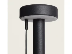 Outlet Ledkia Lámpara de Mesa LED Portátil con Batería USB Recargable Bunza Negro