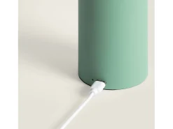 Ledkia Lámpara De Mesa-Lámpara de Mesa LED Portátil con Batería USB Recargable Leta Oliva Verde
