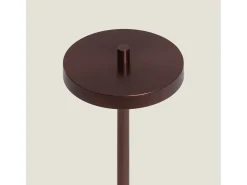 Ledkia Lámpara de Mesa LED Portátil para Exterior Metal con Batería Recargable Jawania Bronce Hot