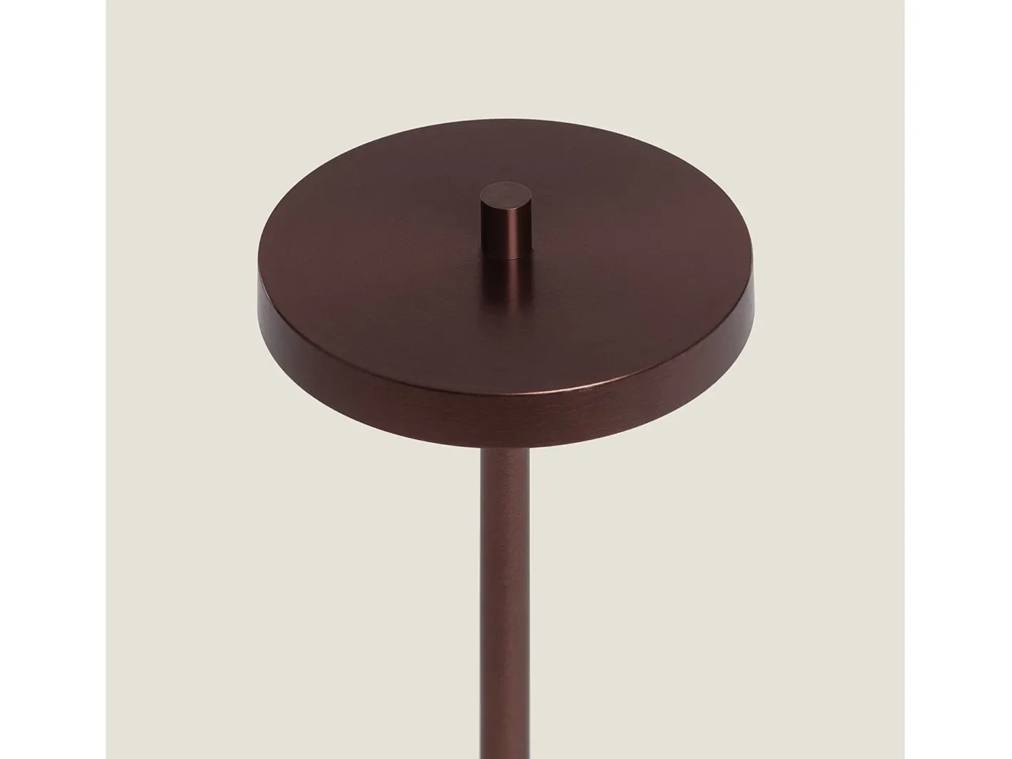 Ledkia Lámpara de Mesa LED Portátil para Exterior Metal con Batería Recargable Jawania Bronce Hot