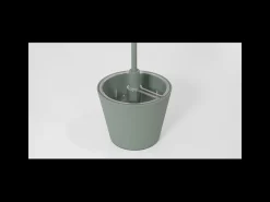 Lámpara De Mesa-Lámpara de mesa LED recargable y regulable Poldina Reverso White con duración de batería de hasta 12 horas. IP65 para exteriores Blanco