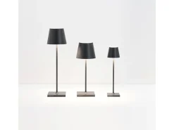 Hot Lámpara de mesa LED recargable y regulable Zafferano - Poldina Pro Ocre - 2,2 W 2200-2700-3000 K Amarillo