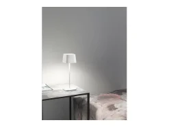 Discount Lámpara de mesa LED recargable y regulable Ofelia Pro oscuro Gris
