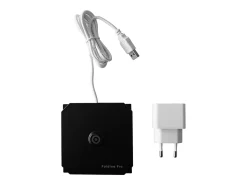 Clearance Lámpara de mesa LED recargable y regulable Zafferano Poldina Pro Mini Silver Leaf con duración de batería de hasta 12 horas Gris