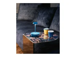 Sale Lámpara de mesa LED Swap mini pro dorada brillante recargable y regulable Amarillo