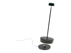 Lámpara De Mesa-Lámpara de mesa LED Swap Pro recargable y regulable negra Negro