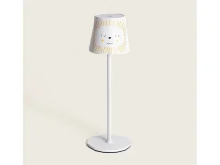 Ledkia Lámpara De Mesa-Lámpara de Mesa LED 3W Portátil de Metal con Batería USB Recargable Anisa Amarillo