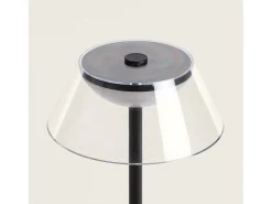Outlet Ledkia Lámpara de Mesa LED 3W Portátil con Batería USB Recargable Dipley Negro