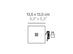 Sale Lámpara de mesa LED Zafferano Poldina L Desk, oscuro, recargable y regulable, con duración de batería de hasta 12 horas. Gris