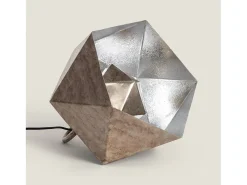 Ledkia Lámpara Suspendida-Lámpara de Mesa Metal Elia Plateado