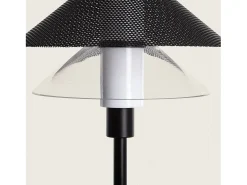 Ledkia Lámpara De Mesa-Lámpara de Mesa Metal Hesper Negro