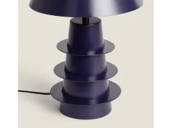 Ledkia Lámpara de Mesa Metal Kadrina Violeta New