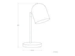 Outlet Ledkia Lámpara de Mesa Metal Kidonge Marrón Multicolor