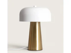 Sale Ledkia Lámpara de Mesa Metal Kupla Blanco