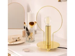Ledkia Lámpara De Mesa-Lámpara de Mesa Metal Otos Dorado