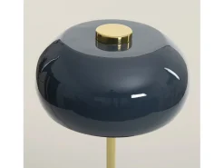 New Ledkia Lámpara de Mesa Metal Tulim Bhavin Azul