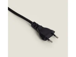 Clearance Ledkia Lámpara de Mesa Metal y Tela con Puerto USB e Interruptor Táctil Malena Negro
